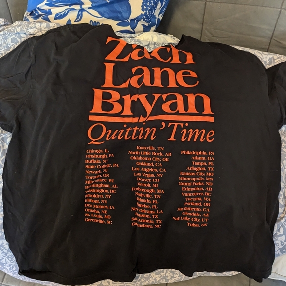 Zach Bryan Concert Tee - Picture 2 of 2